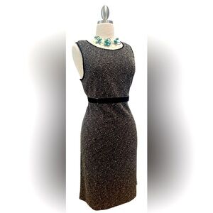 Talbots Monochrome Textured Knit Dress 👗